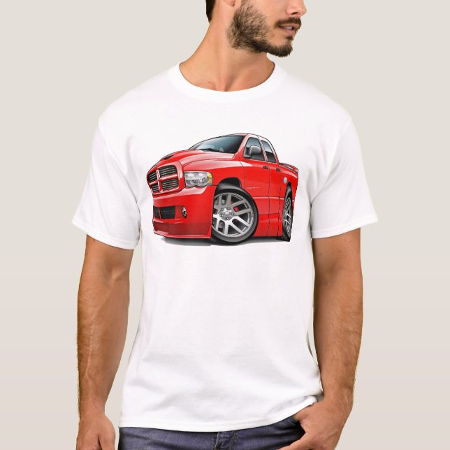 Fint SRT10 rammar röda Dualcab Tee Shirt (Framsida)