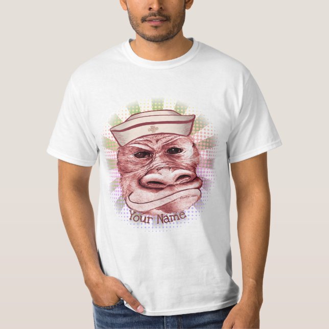 Fint stift upp sjuksköterska t shirt (Framsida)