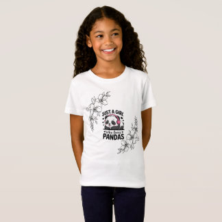Fint T-shirt i jersey för flickor | Lättviktig för