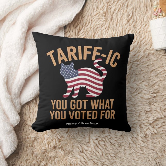 Fint taxitariskt Har vad du röstade för Kudde (Filt)