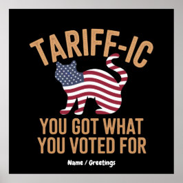 Fint taxitariskt Har vad du röstade för Poster