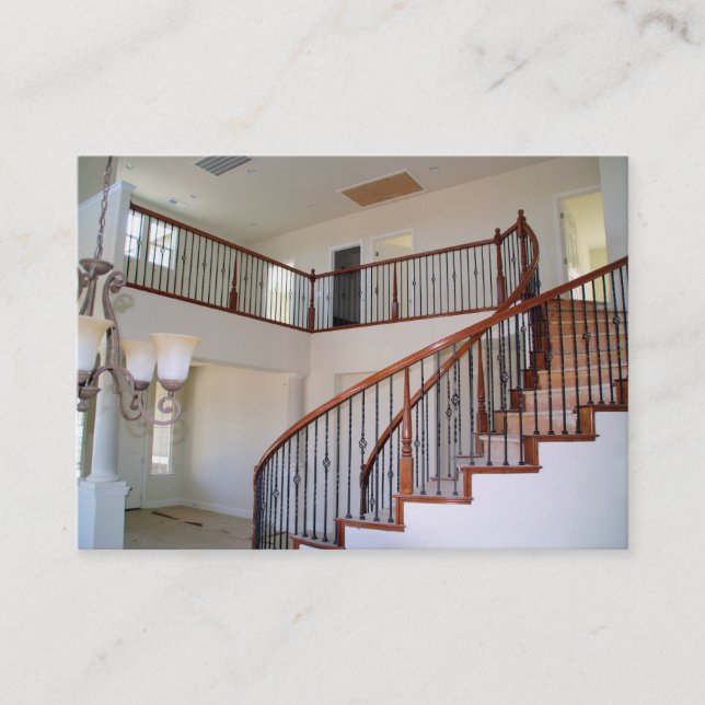 Fint uppehälle/nya hem visitkort (Framsida)