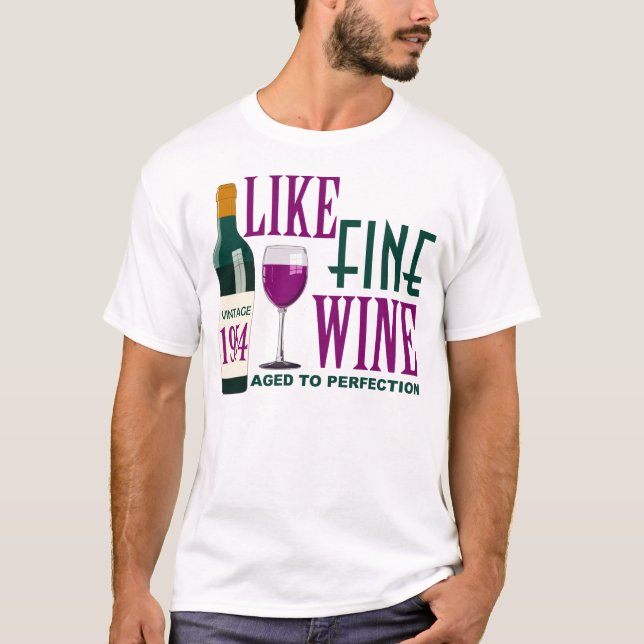 Fint VIN för NÅGOT LIKNANDE som 1954 åldras till Tee Shirt (Framsida)