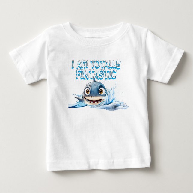 Fintastic Baby Shark T-Shirt | Söt Ocean (Framsida)