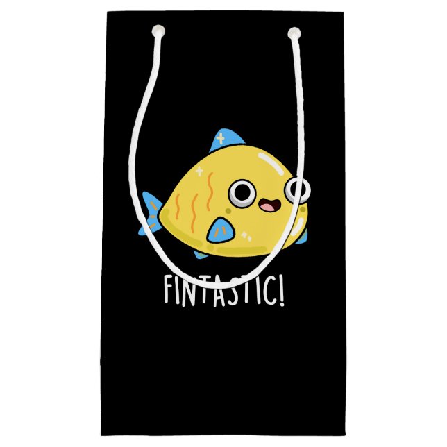 Fintastic Funny Fish Pun Mörk BG (Framsidan)