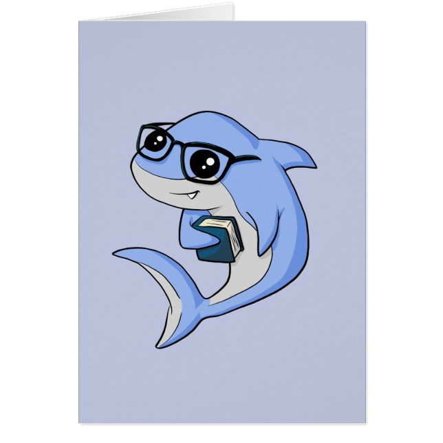 "Fintellectual" haj! Hälsningskort (Framsidan)