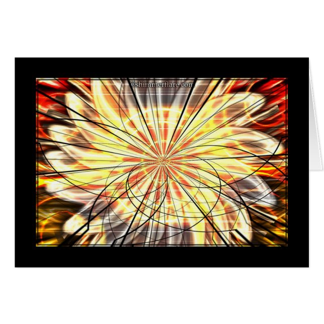 fintkoordinater hälsningskort (Framsidan Horizontal)