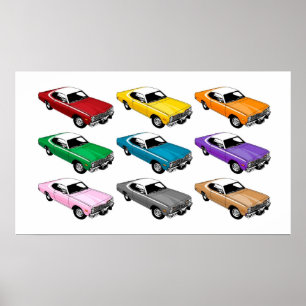 Fintpilfärger Poster