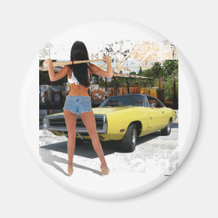 Fintuppladdarechick Magnet