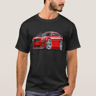 FintuppladdareDaytona röd bil Tee Shirt