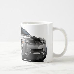 Fintutmanaresilver/grå färgbil kaffemugg