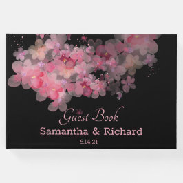 Fintvätefärgad Blommigt för Rosa Gästböcker