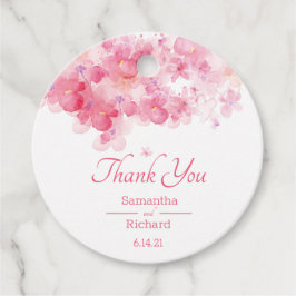 Fintvätefärgad Blommigt Gåvor Etiketter