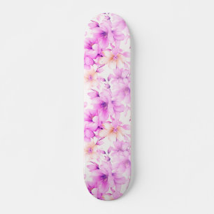 Fintvätefärgade Rosor Mini Skateboard Bräda 18,5 Cm