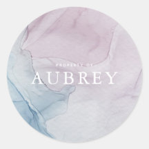 Fintvätt Abstrakt Skriv ut Egendom från med Namn