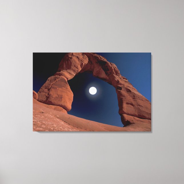 Fintvätt | Arches National Park Utah Canvastryck (Framsida)