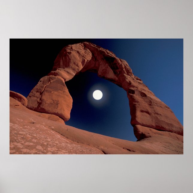 Fintvätt | Arches National Park Utah Poster (Framsidan)