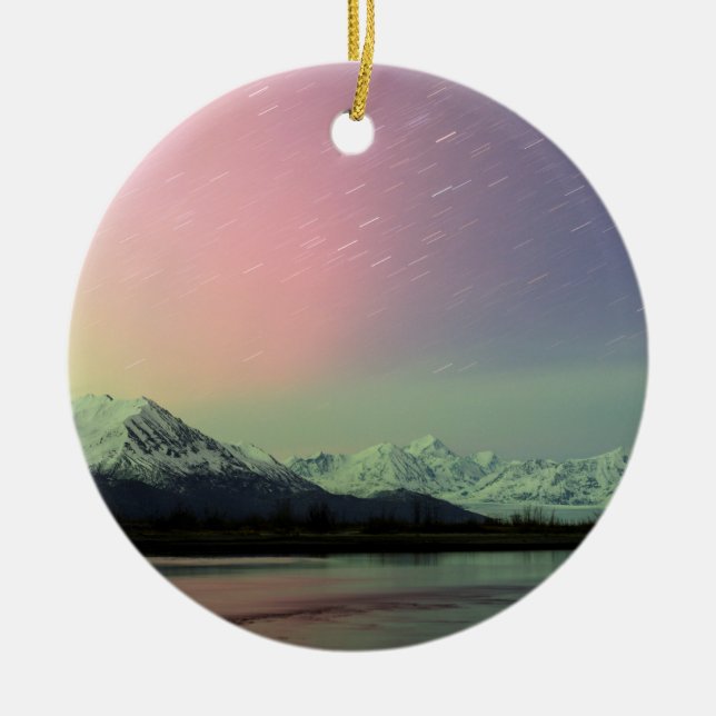 Fintvätt Aurora Julgransprydnad Keramik (Framsidan)