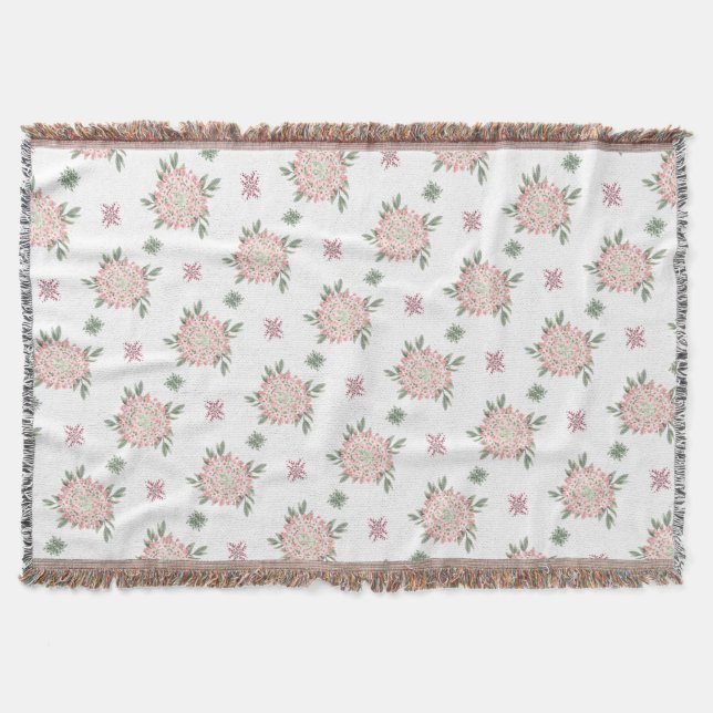 Fintvätt av Blommigt Filt (Framsidan)