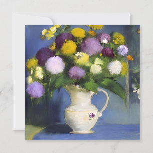 Fintvätt av blooms Wall Décre Julkort