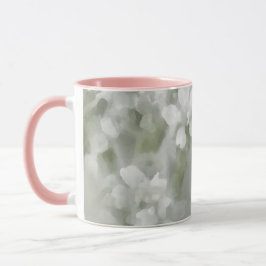 Fintvätt av botaniska blommor mugg