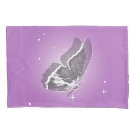 Fintvätt av fjäril i Lilac Single Pillowcase
