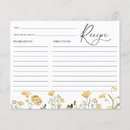 Fintvätt av Gulten Wildblomma-Möhippa