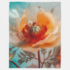 Fintvätt av känslig Orange Fleecefilt