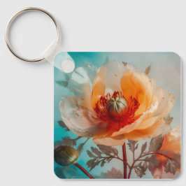 Fintvätt av känslig Orange Nyckelring