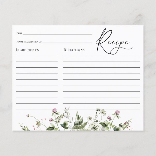 Fintvätt av Möhippan Lavender Wildblomma (Framsida)