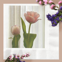 Fintvätt av pastel Tulips-Blommigten för Rosa Foto