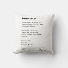 Fintvätt av poetry Decor Kärlek Kudde