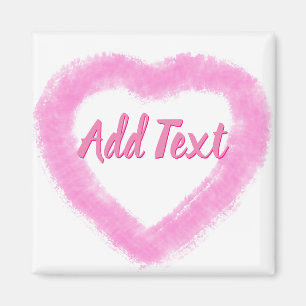 Fintvätt av Rosa Hjärtform Magnet