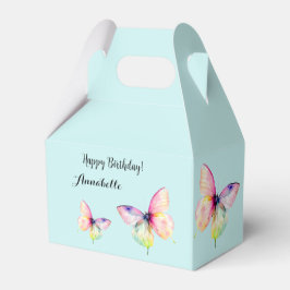 Fintvätt av Rosa i Pastel Rainbow Färg Presentaskar