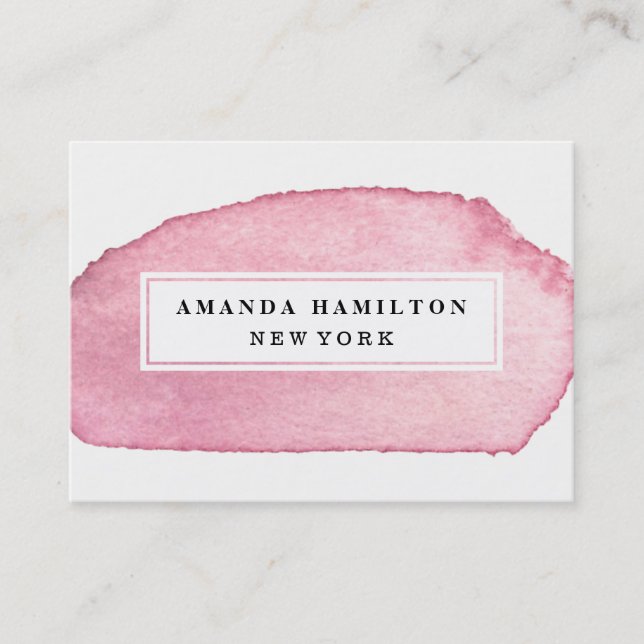 Fintvätt av Rosa, professionell tvättar  Visitkort (Framsida)