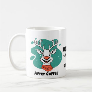 Fintvätt av sollrenar före och efter kaffemugg