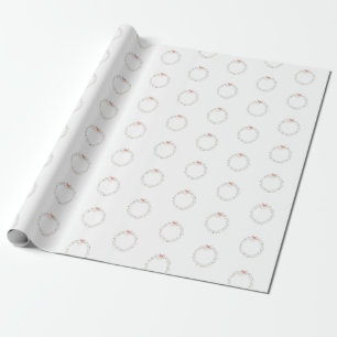 Fintvätt av Söt Shabby Petite Rosa Bow Gift Presentpapper