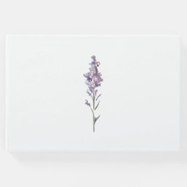 Fintvätt blommigt gästböcker