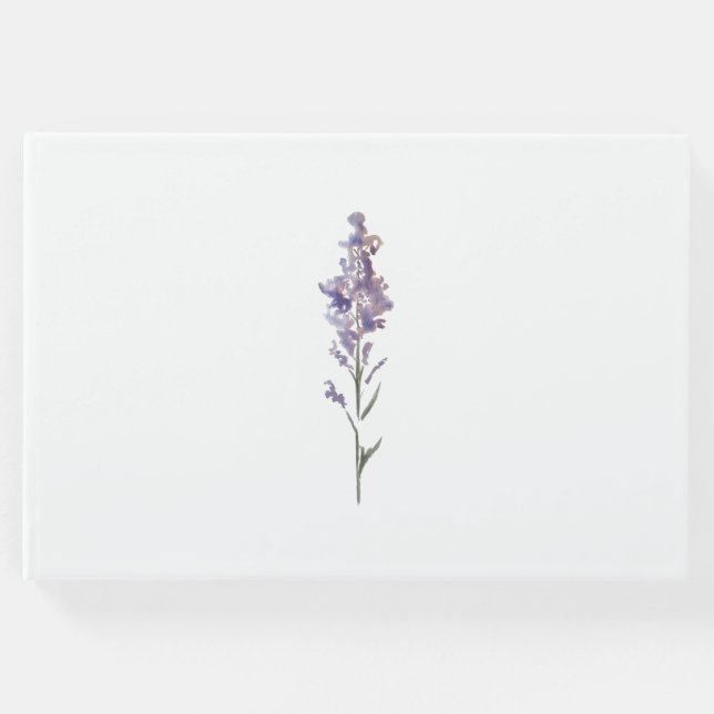 Fintvätt blommigt gästböcker (Framsida)