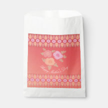 Fintvätt Blommigt med Rosa