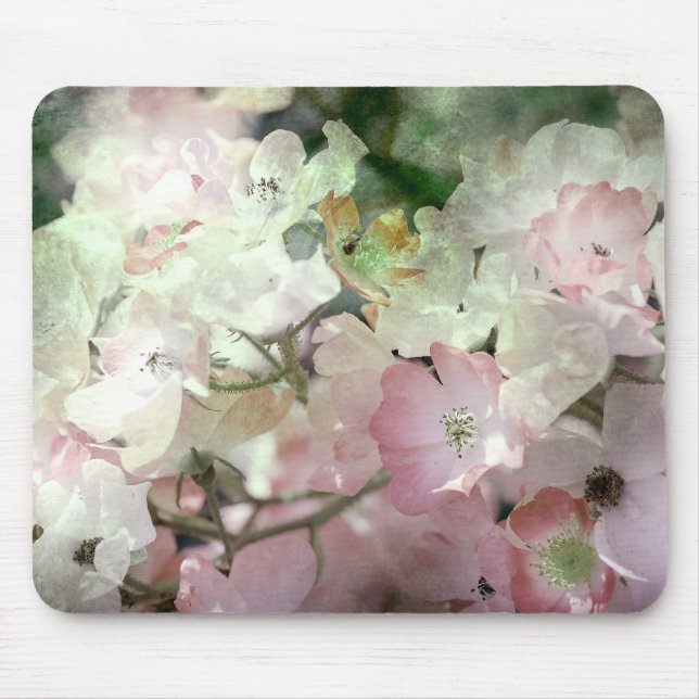Fintvätt Blommigt Musmatta (Framsidan)