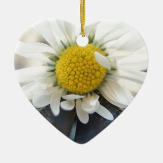 Fintvätt daisy julgransprydnad keramik
