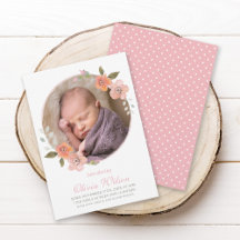 Fintvätt för meddelande om Rosa Baby Blommigt
