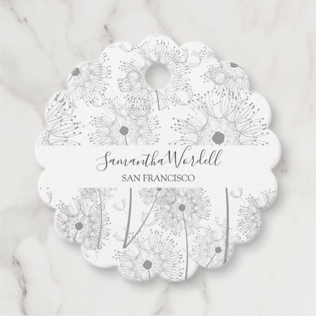 Fintvätt-illustration Gåvor Etiketter (Framsida)