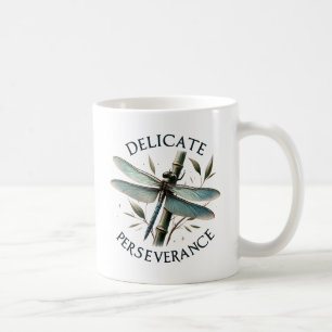 Fintvätt - Konstnärlig Dragonfly Kaffemugg