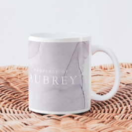 Fintvätt Lila för Abstrakt Skriv ut med foto Jumbo Mugg