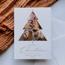 Fintvätt med Guld Marry-Förlovningen - foto Julkort