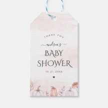 Fintvätt Mjuk Rosa Fall Pumpkin Heart Baby Shower