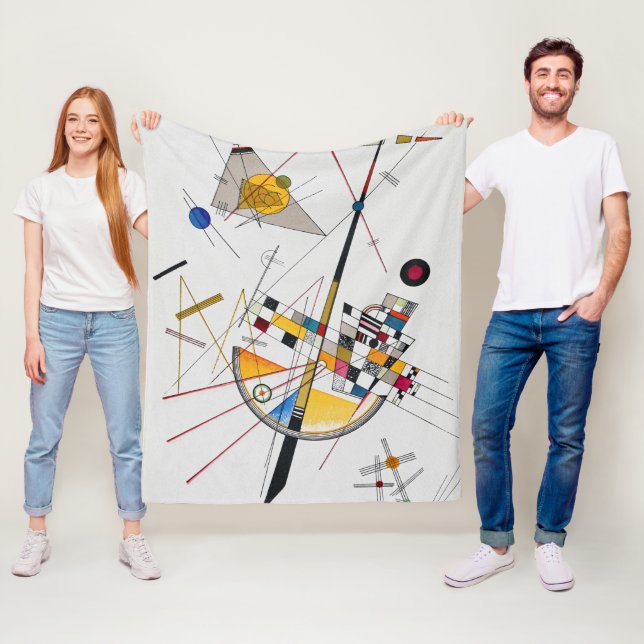 Fintvätt nr 85, Wassily Kandinsky Fleecefilt (På plats)