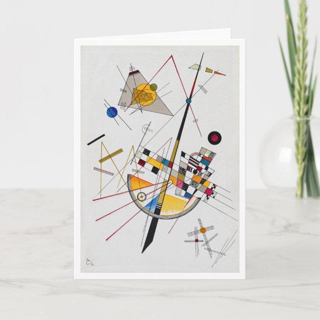 Fintvätt nr 85, Wassily Kandinsky Kort (Framsida)